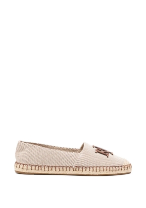 Lauren Ralph Lauren Cameryn logo-patch espadrilles - Neutrals