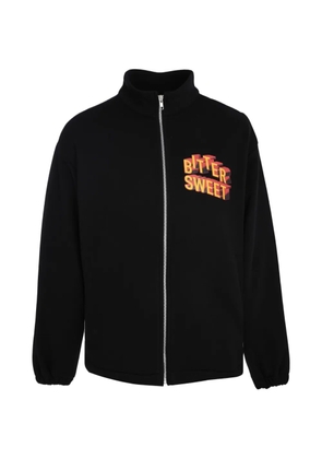 Tee Library Bittersweet graphic-print zip-up jacket - Black
