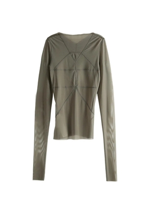 Rick Owens semi-sheer top - Green