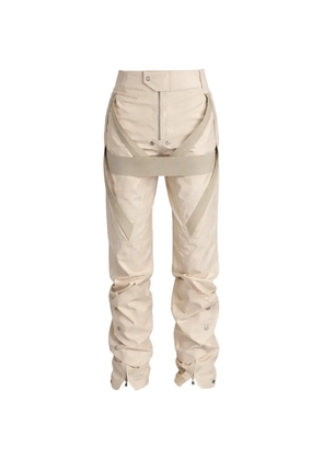Rick Owens harness-detail press-stud trousers - Neutrals