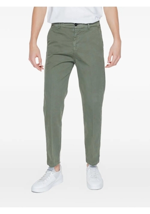 LIU JO cropped chino-trousers - Green