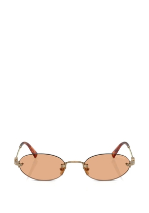 Miu Miu Eyewear oval-frame sunglasses - Gold