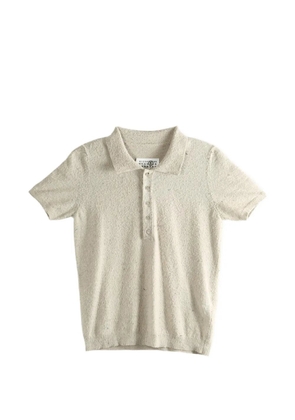 MM6 Maison Margiela short-sleeve polo shirt - Neutrals
