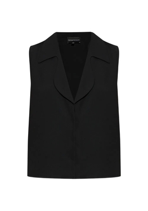 Emporio Armani V-neck waistcoat - Black