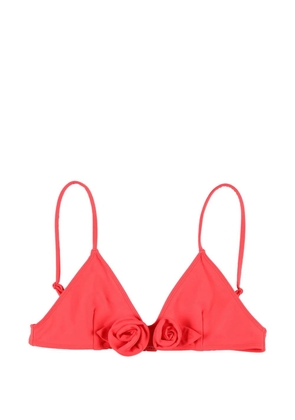 Coperni Flower bikini top - Red