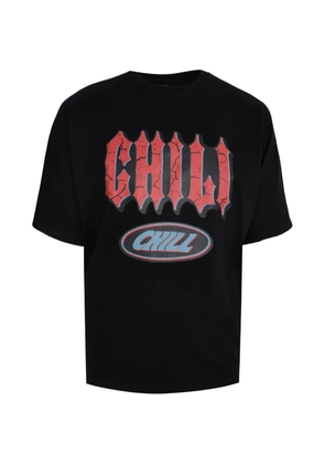 Tee Library Chil Chilli graphic-print t-shirt - Black