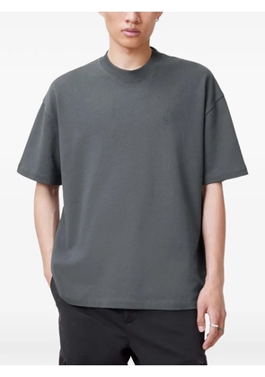 AllSaints Haven embroidered-logo T-shirt - Grey