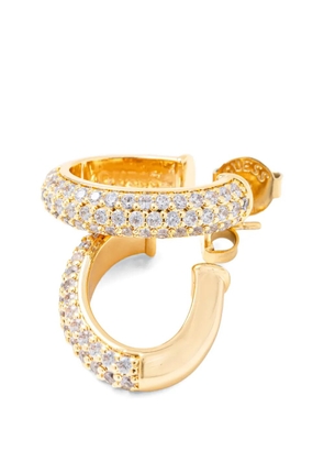 GUESS USA Essenza embellished hoop earrings - Gold