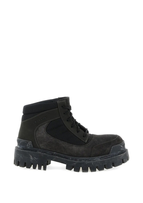 Balenciaga lace-up combat boots - Grey