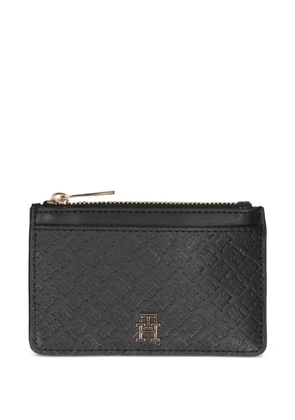 Tommy Hilfiger zip textured cardholder - Black