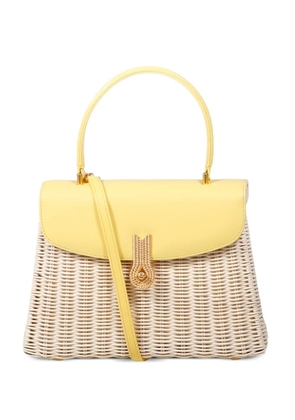 amato daniele Queen Rattan tote bag - Neutrals