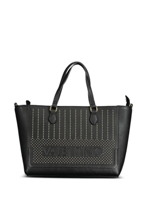 MARIO VALENTINO studded logo-embossed tote bag - Black