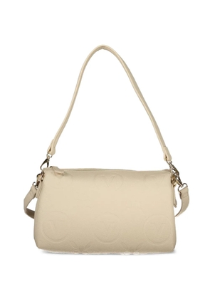 MARIO VALENTINO embossed logo tote bag - Neutrals