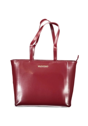 MARIO VALENTINO logo-lettering tote bag - Red