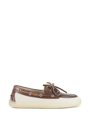 Copenhagen Studios lace-up panelled loafers - Brown