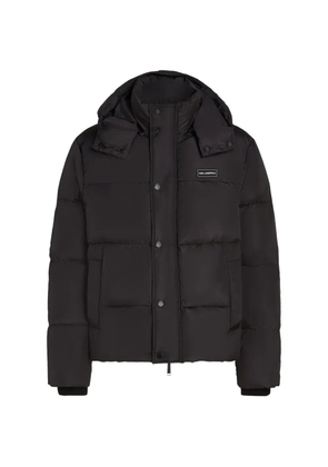 Karl Lagerfeld hooded padded jacket - Black