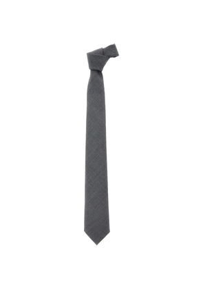 Emporio Armani textured-finish tie - Grey