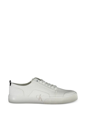 Calvin Klein logo-print sneakers - White