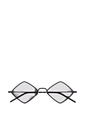 Saint Laurent geometric-frame sunglasses - Black