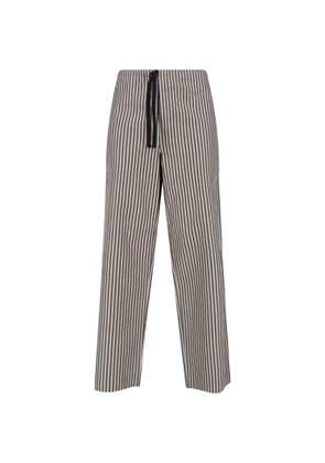 Kaptain Sunshine striped drawstring trousers - Neutrals