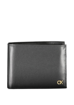 Calvin Klein logo-plaque bifold wallet - Black