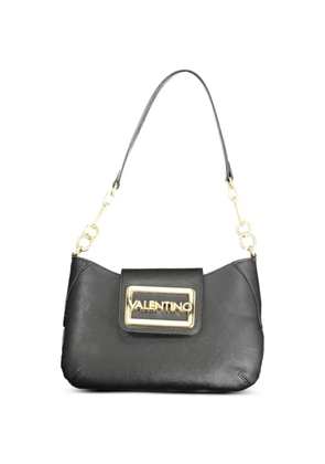 MARIO VALENTINO logo-plaque chain-strap shoulder bag - Black