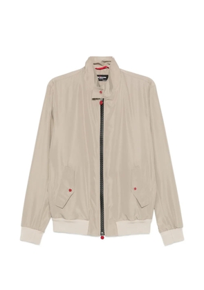 Kiton zip-up bomber jacket - Neutrals