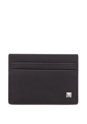 Valentino Garavani Rockstud calfskin card holder - Black