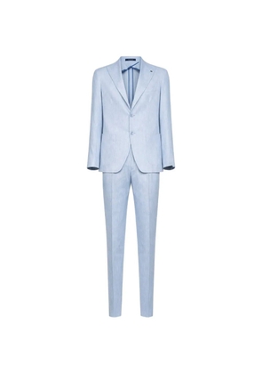 Tagliatore peak-lapels single-breasted suit - Blue