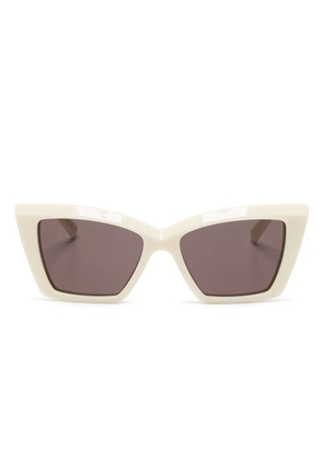 Saint Laurent Eyewear cat-eye sunglasses - White