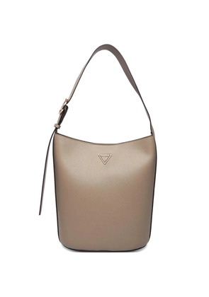GUESS USA triangle logo tote bag - Neutrals