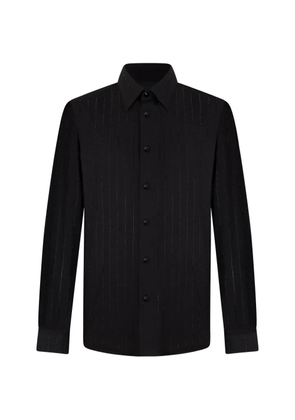Philipp Plein stripes stones shirt - Black