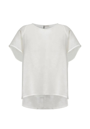 Maurizio open-back raglan-sleeve T-shirt - White