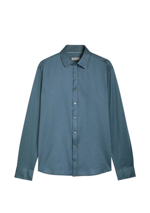 Canali long-sleeve jersey shirt - Blue