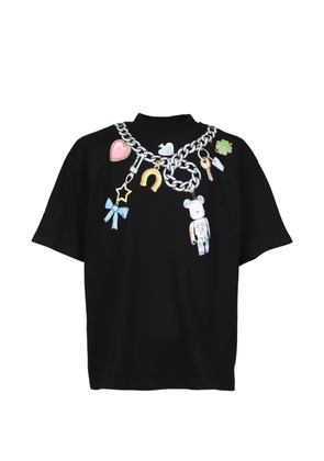 EGONlab. Bearbrick-print cotton T-shirt - Black