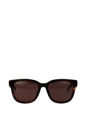 Gucci Eyewear Double G square-frame sunglasses - Brown