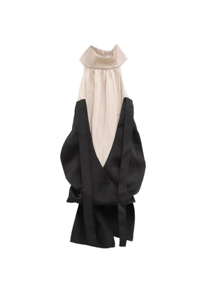 Julie Kegels halterneck open-back top - Black