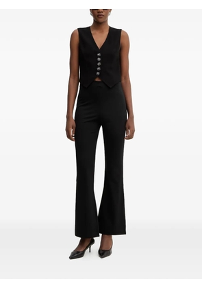 GUESS USA Noel high-waisted flared trousers - Black