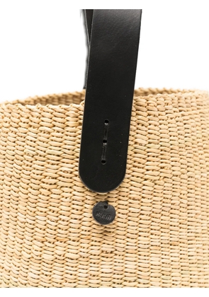 Muun Oriane woven-design tote bag - Neutrals