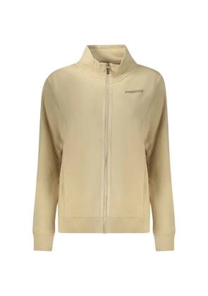 FREDDY zip-up mock-neck sweatshirt - Neutrals