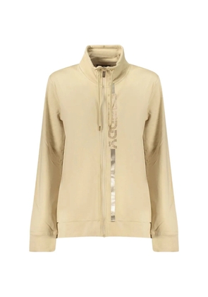 FREDDY rhinestone-embellished zip-up sweatshirt - Neutrals