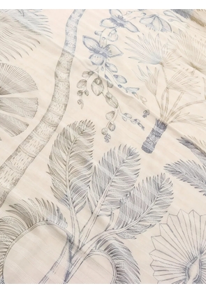 Hermès Pre-Owned 2020s Index Palmarum scarf - Neutrals