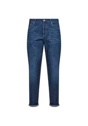 Brunello Cucinelli Solomeo crest jeans - Blue