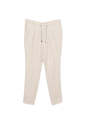 Brunello Cucinelli striped trousers - Neutrals