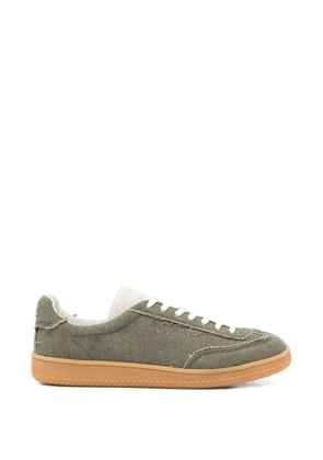 Paul Smith Como raw-edge sneakers - Green
