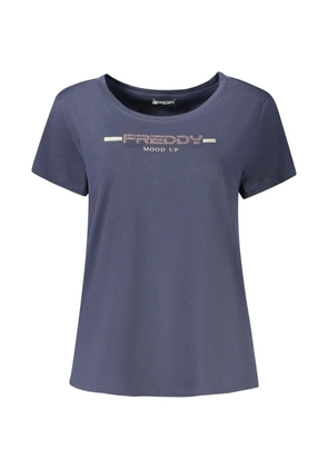 FREDDY graphic-print short-sleeve T-shirt - Blue
