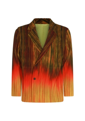 Homme Plissé Issey Miyake pleated blazer - Red