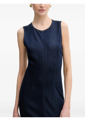 GUESS USA panelled sleeveless midi dress - Blue