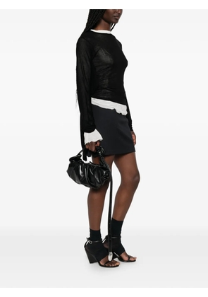 Paloma Wool draped-sleeve T-shirt - Black