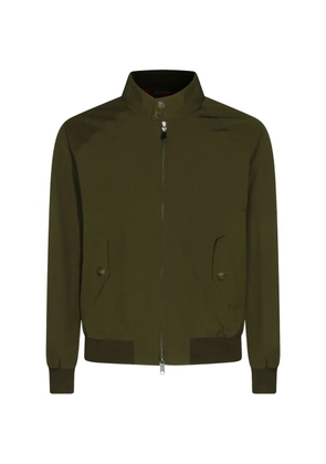 Baracuta high-neck zip-up jacket - Green